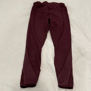 Burgundy Lululemon Pants